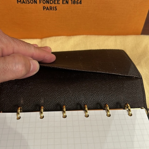100% Authentic Damier Ebene PM Agenda - Picture 5 of 10